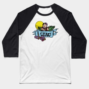 A Hawaiian Luau Baseball T-Shirt